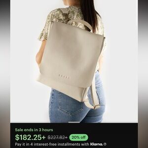 Shoulder or Backpack purse. Like new. Smells so good! Purchased from Etsy!